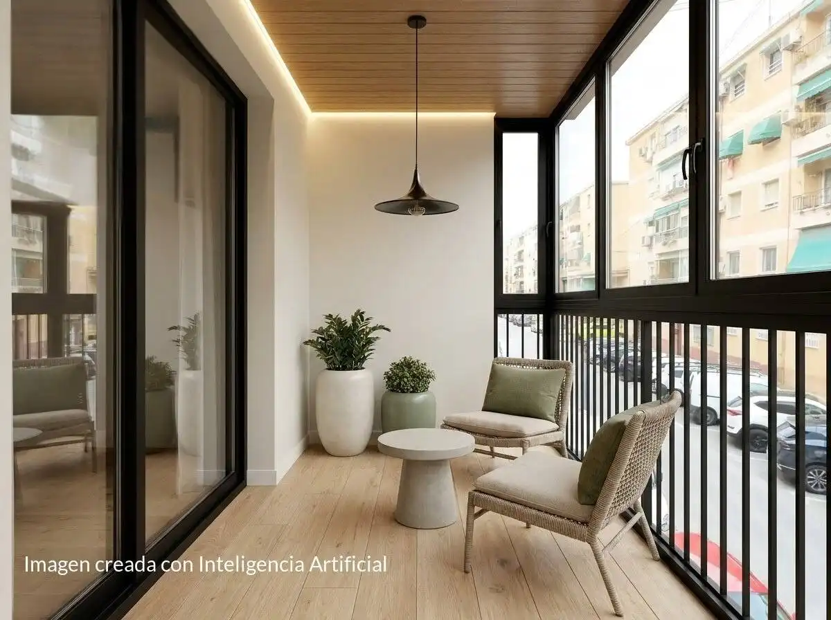 Balcony of Flat for sale in Alicante / Alacant  with Terrace and Balcony