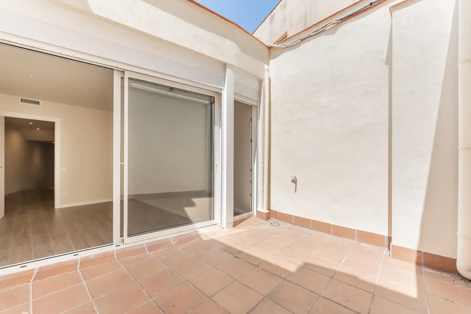 Terrace of Flat for rent in La Garriga  with Air Conditioner, Heating and Parquet flooring