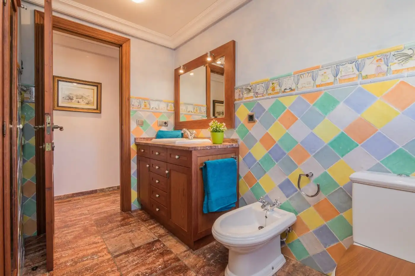 Bathroom of Houses for sale in Elche / Elx  with Air Conditioner, Private garden and Terrace