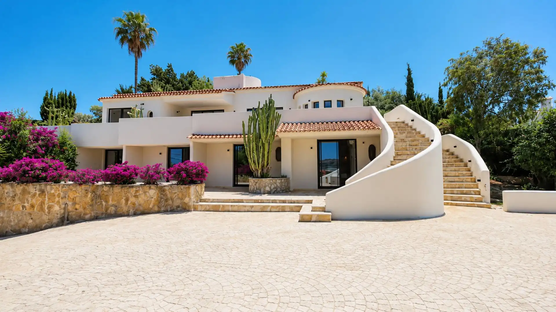 Vista exterior de Casa o xalet en venda en Jávea / Xàbia amb Aire condicionat, Calefacció i Jardí privat