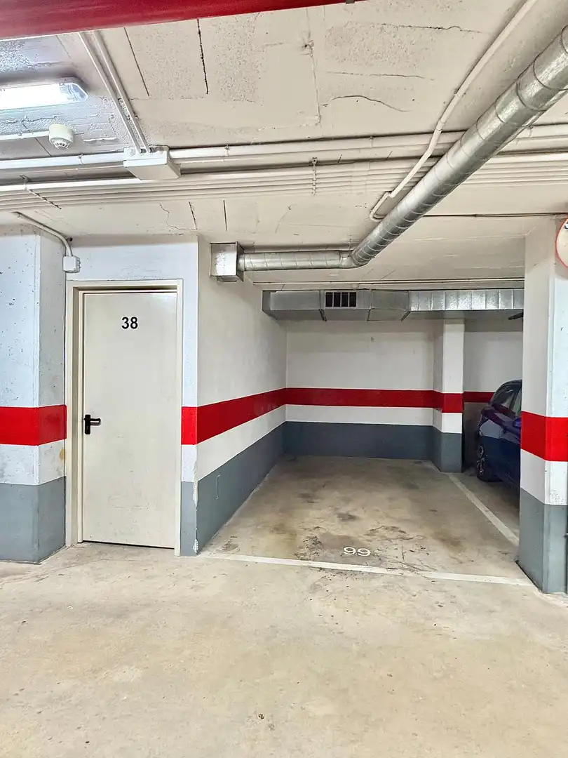 Parking of Flat for sale in Terrassa  with Heating, Parquet flooring and Terrace