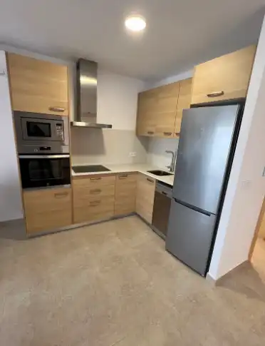 Kitchen of Apartments for rent in Benitachell / El Poble Nou de Benitatxell  with Air Conditioner, Terrace and Furnished