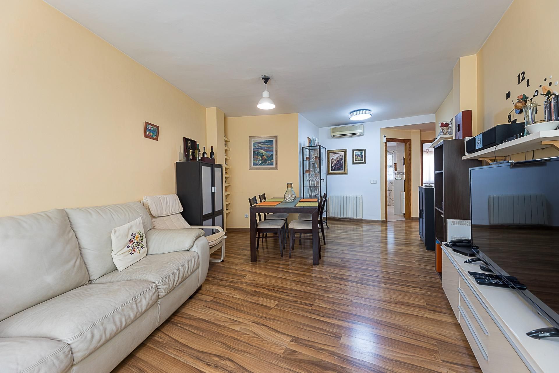 Sala d'estar de Pis en venda en  Palma de Mallorca amb Aire condicionat, Parquet i Terrassa