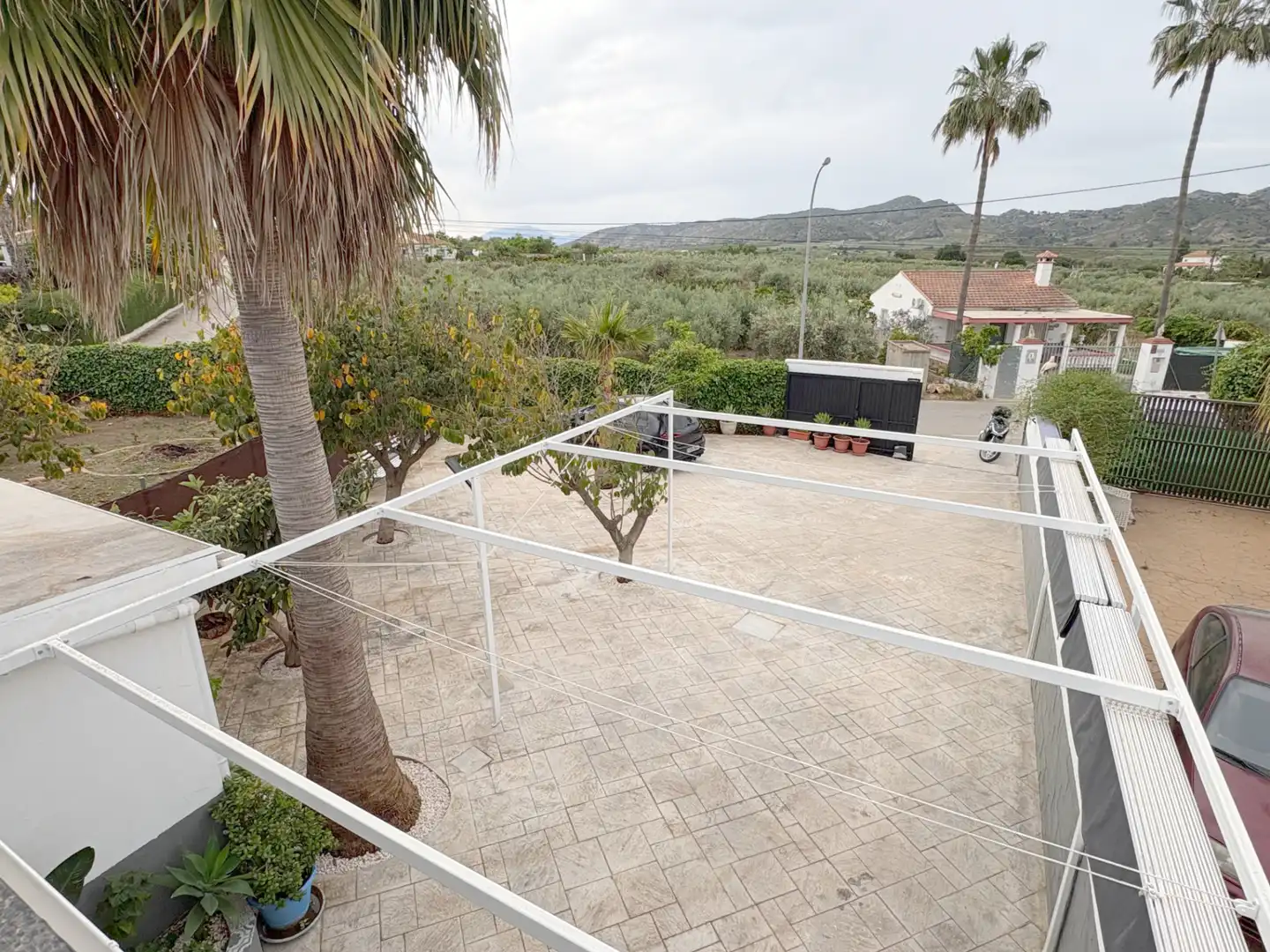 Terrasse von Country house zum Verkauf in Alhaurín de la Torre mit Klimaanlage, Privatgarten und Terrasse