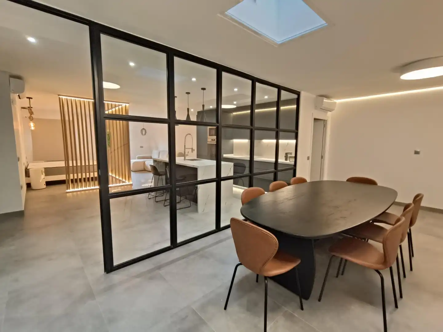 Esszimmer von Wohnung zur Miete in Castellón de la Plana / Castelló de la Plana mit Klimaanlage und Heizung