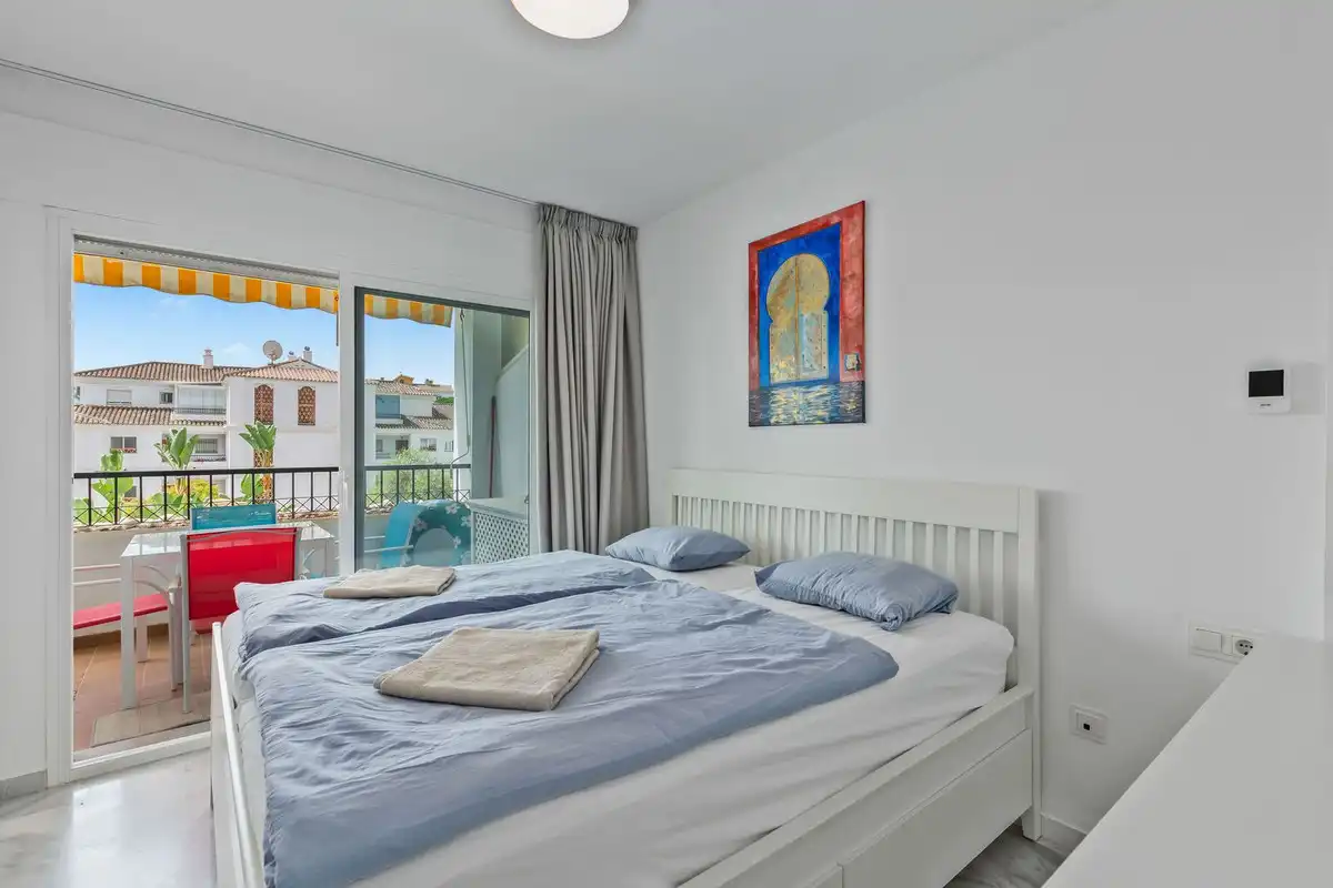 Dormitori de Apartament en venda en Mijas amb Aire condicionat, Calefacció i Terrassa