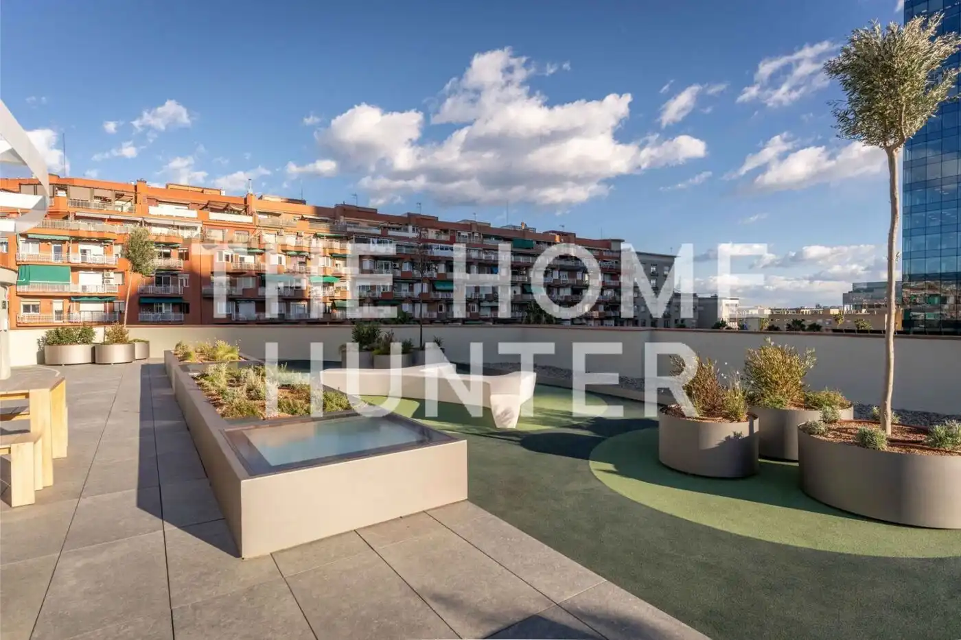 Terrasse von Büro zur Miete in Barcelona mit Heizung und Abstellraum