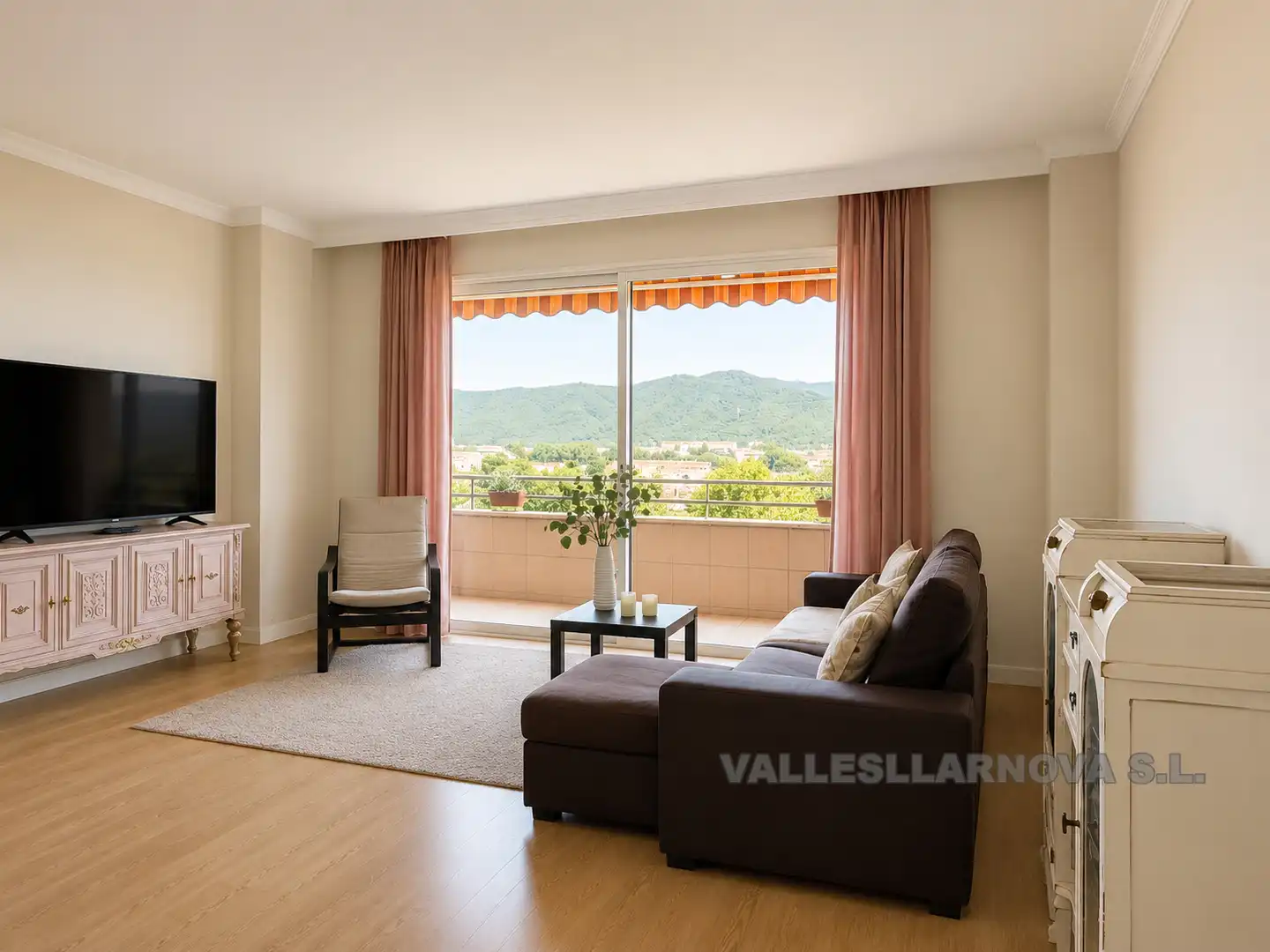 Sala de estar de Piso en venta en Mollet del Vallès con Calefacción, Parquet y Terraza