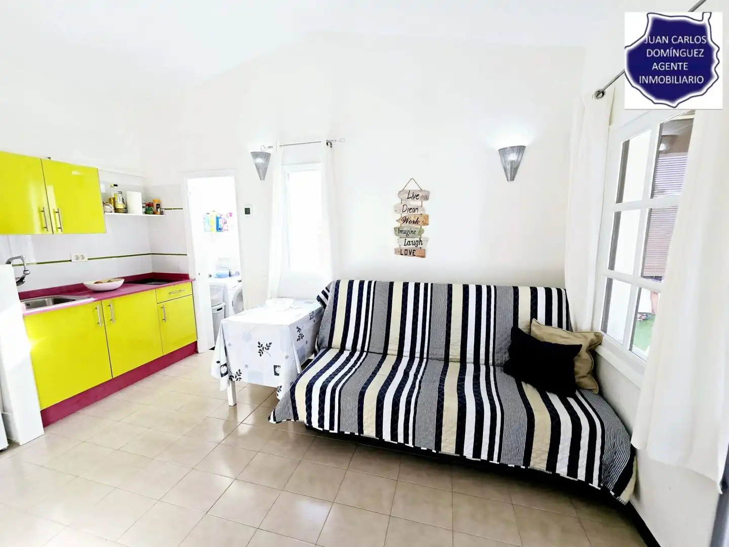 Wohnzimmer von Haus oder Chalet zur Miete in San Bartolomé de Tirajana mit Privatgarten, Terrasse und Möbliert