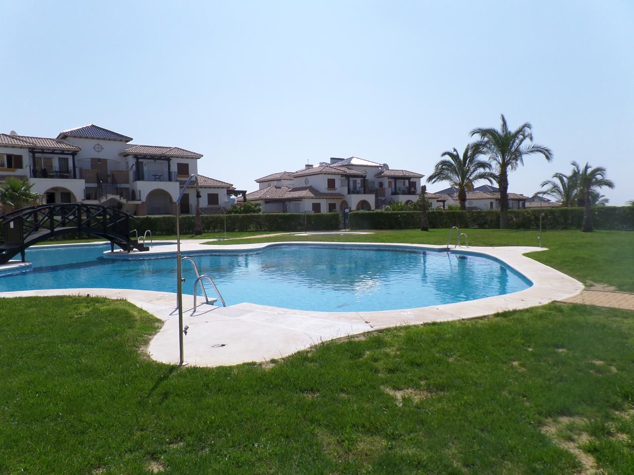 Swimming pool of Duplex to rent in Vera  with Air Conditioner, Heating and Private garden