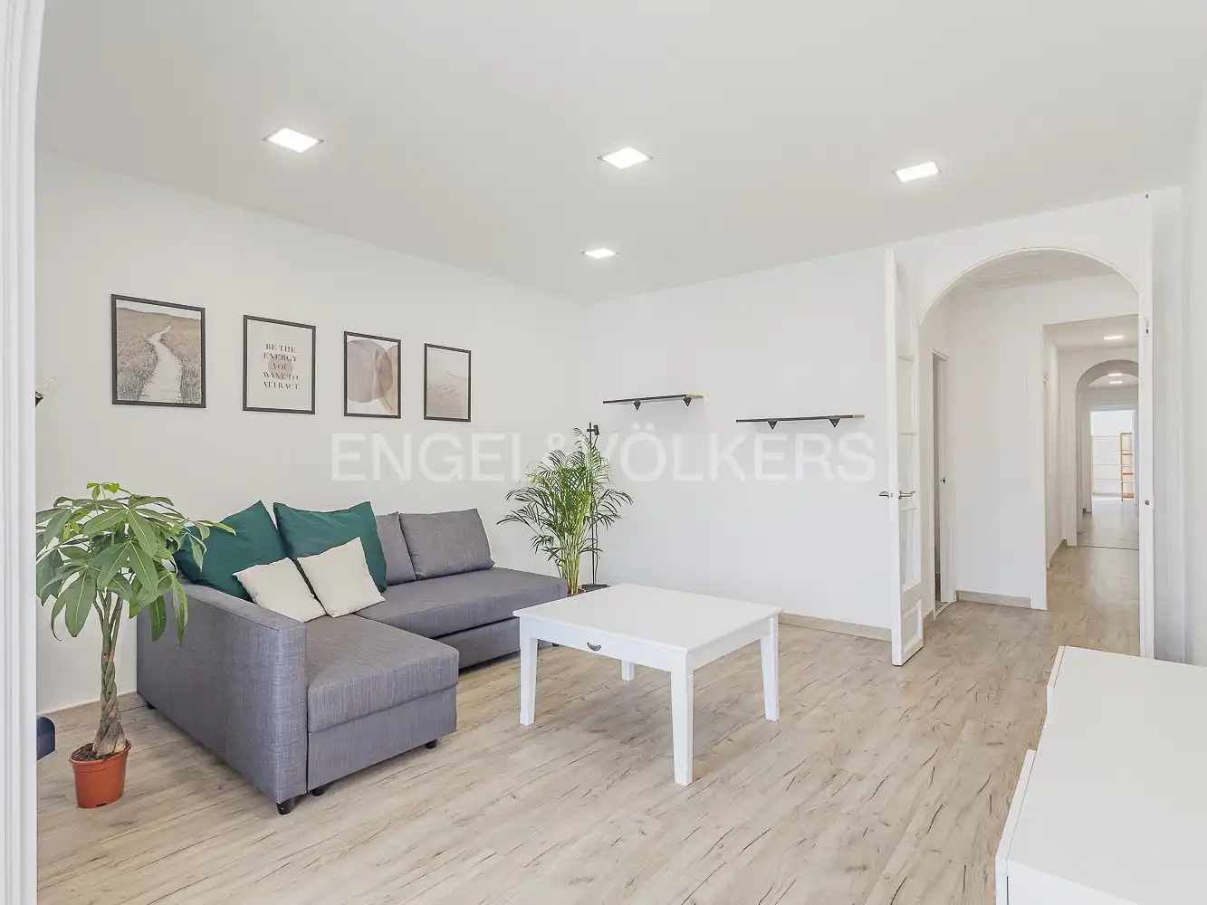 Sala de estar de Piso de alquiler en Barcelona con Aire acondicionado, Calefacción y Parquet