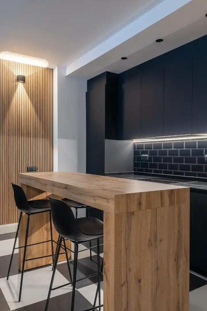 Cocina de Apartamento de alquiler en Madrid con Aire acondicionado, Calefacción y Amueblado