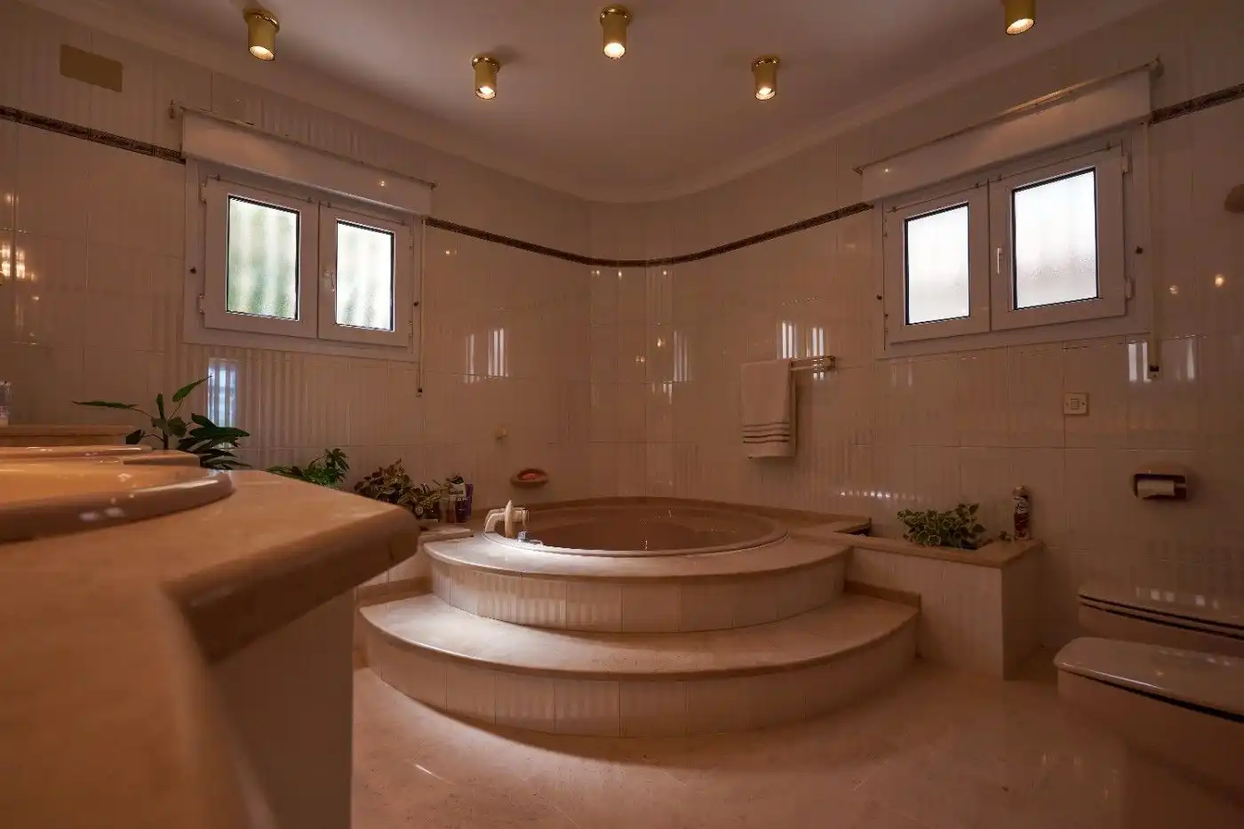 Baño de Casa o chalet de alquiler en Dénia con Aire acondicionado, Jardín privado y Terraza