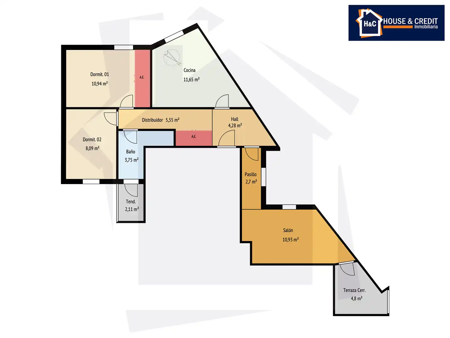 Piso en venta en Madrid con Aire acondicionado, Calefacción y Terraza