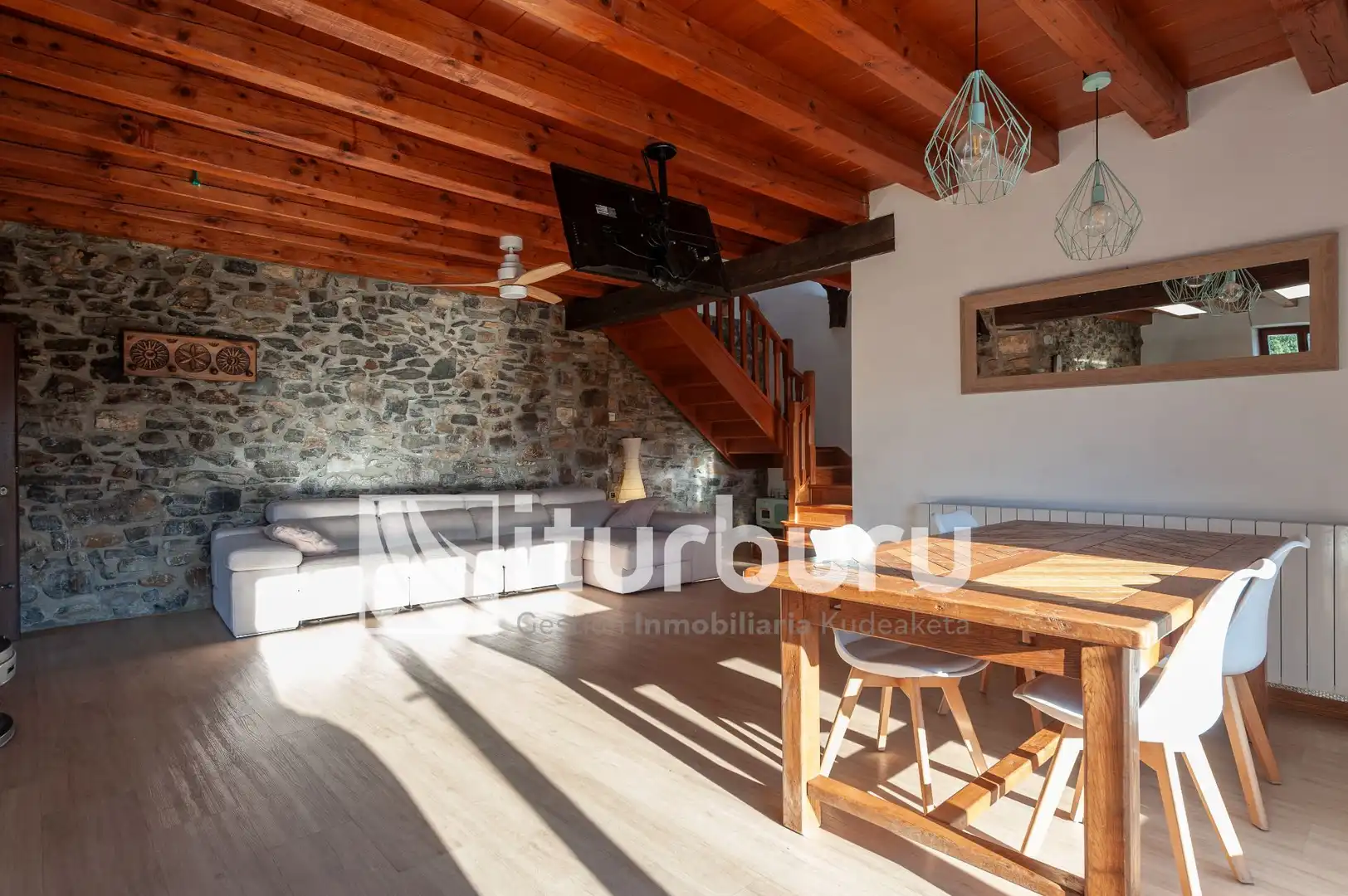 Sala de estar de Casa o chalet en venta en Arrieta, Bizkaia