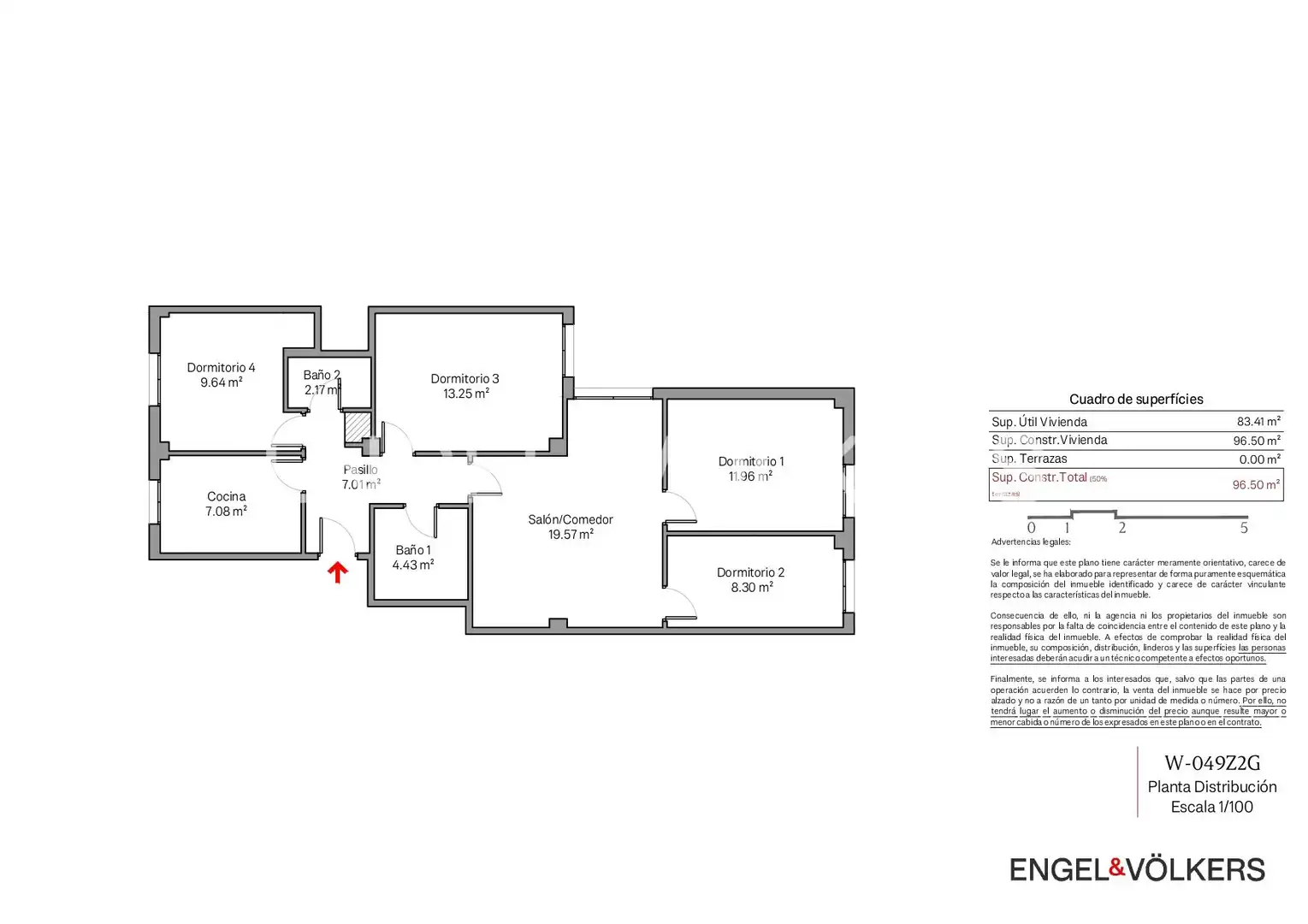 Flat for sale in Valencia  with Air Conditioner and Heating