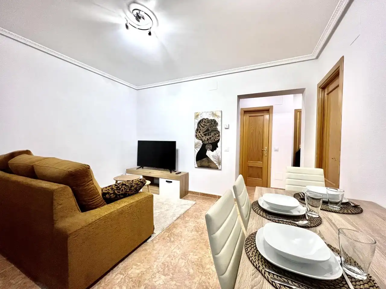 Living room of Ground floor for rent in Ávila  with Heating, Private garden and Terrace