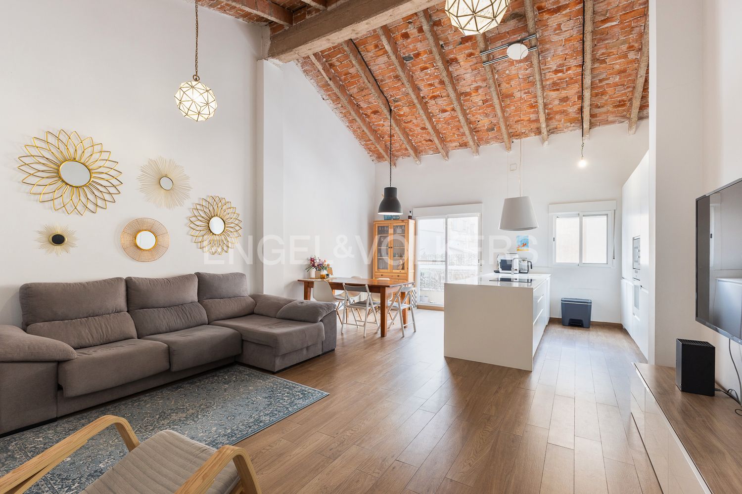 Living room of House or chalet for sale in Burjassot  with Air Conditioner, Heating and Terrace
