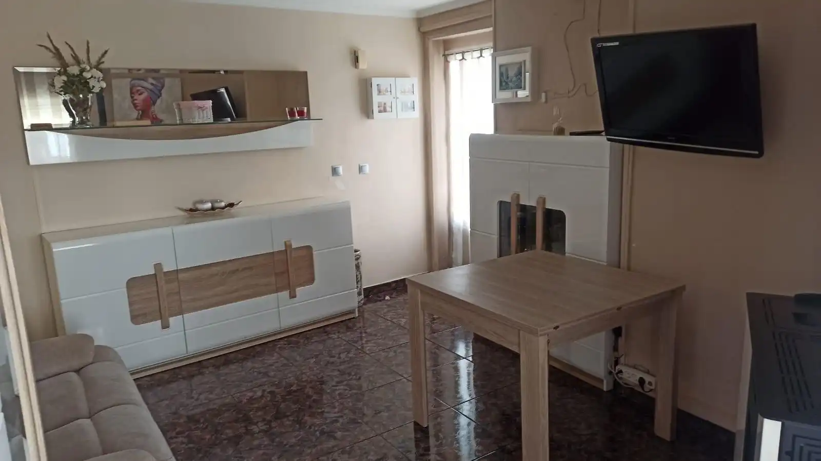 Wohnzimmer von Haus oder Chalet zum Verkauf in Siete Aguas mit Heizung, Terrasse und Möbliert