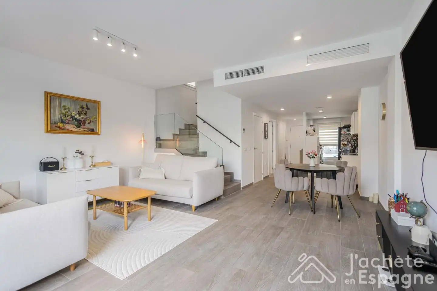 Sala de estar de Casa o chalet en venta en Mutxamel con Aire acondicionado, Jardín privado y Terraza
