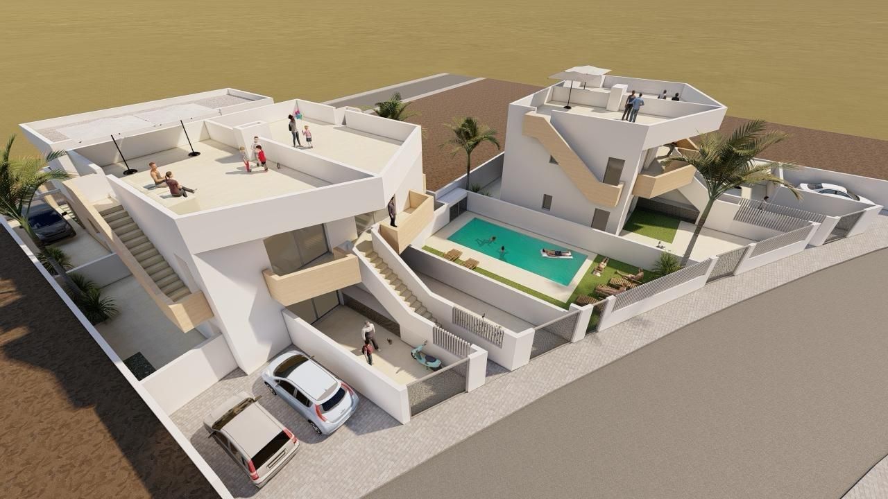 Exterior view of Attic for sale in Mazarrón  with Terrace and Community pool