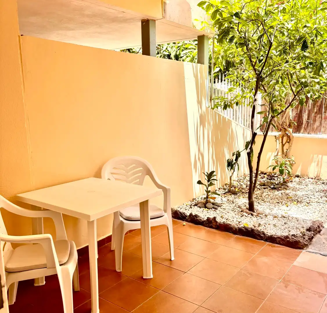 Terrace of Apartments for rent in Adeje  with Air Conditioner, Parquet flooring and Terrace