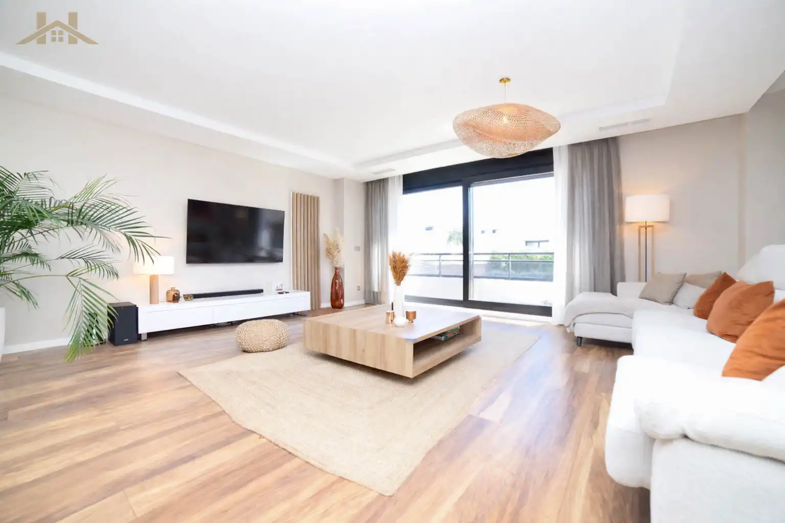 Wohnzimmer von Haus oder Chalet zum Verkauf in Boadilla del Monte mit Klimaanlage, Heizung und Privatgarten