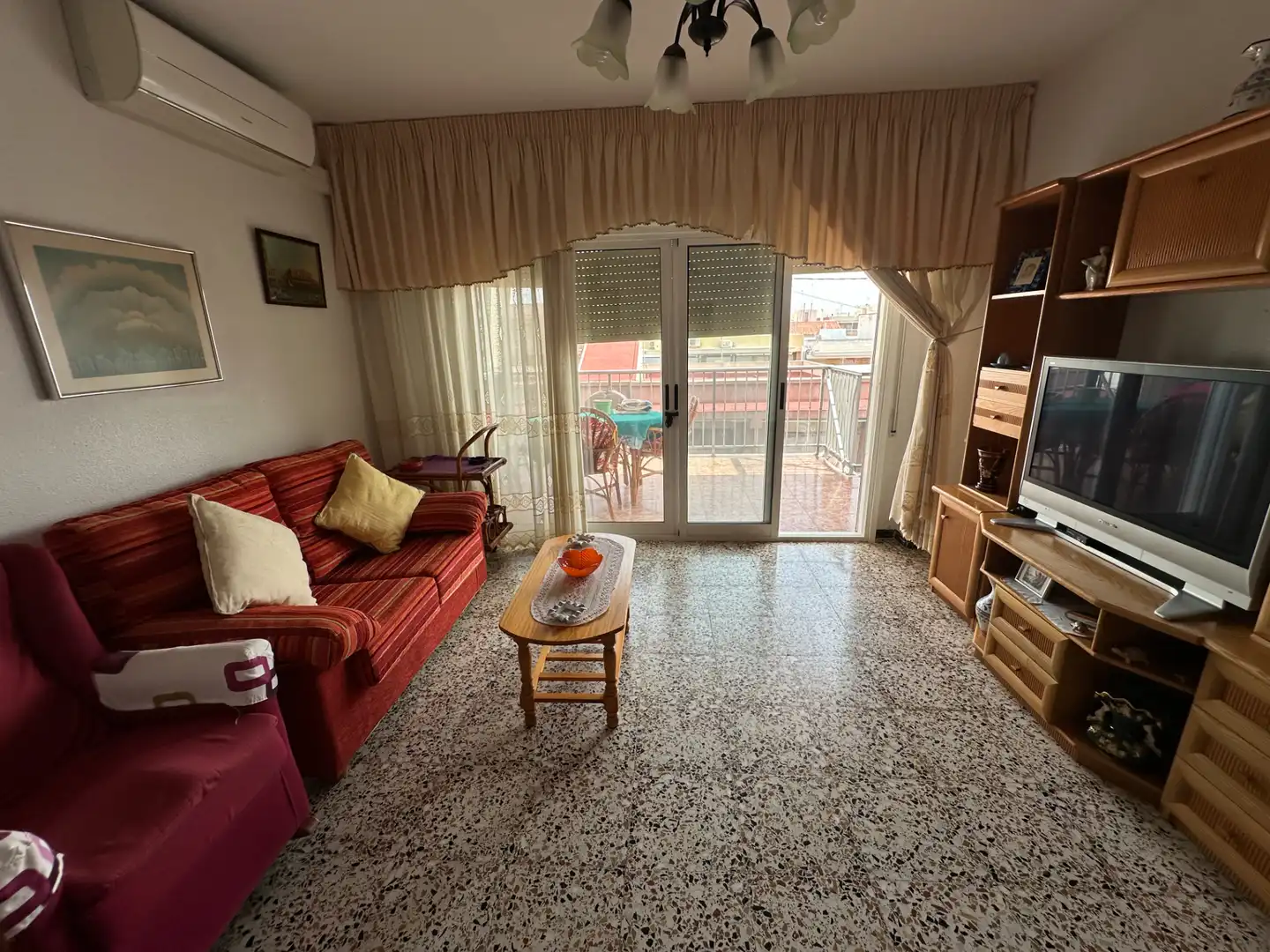 Sala de estar de Apartamento en venta en Guardamar del Segura con Aire acondicionado, Calefacción y Terraza