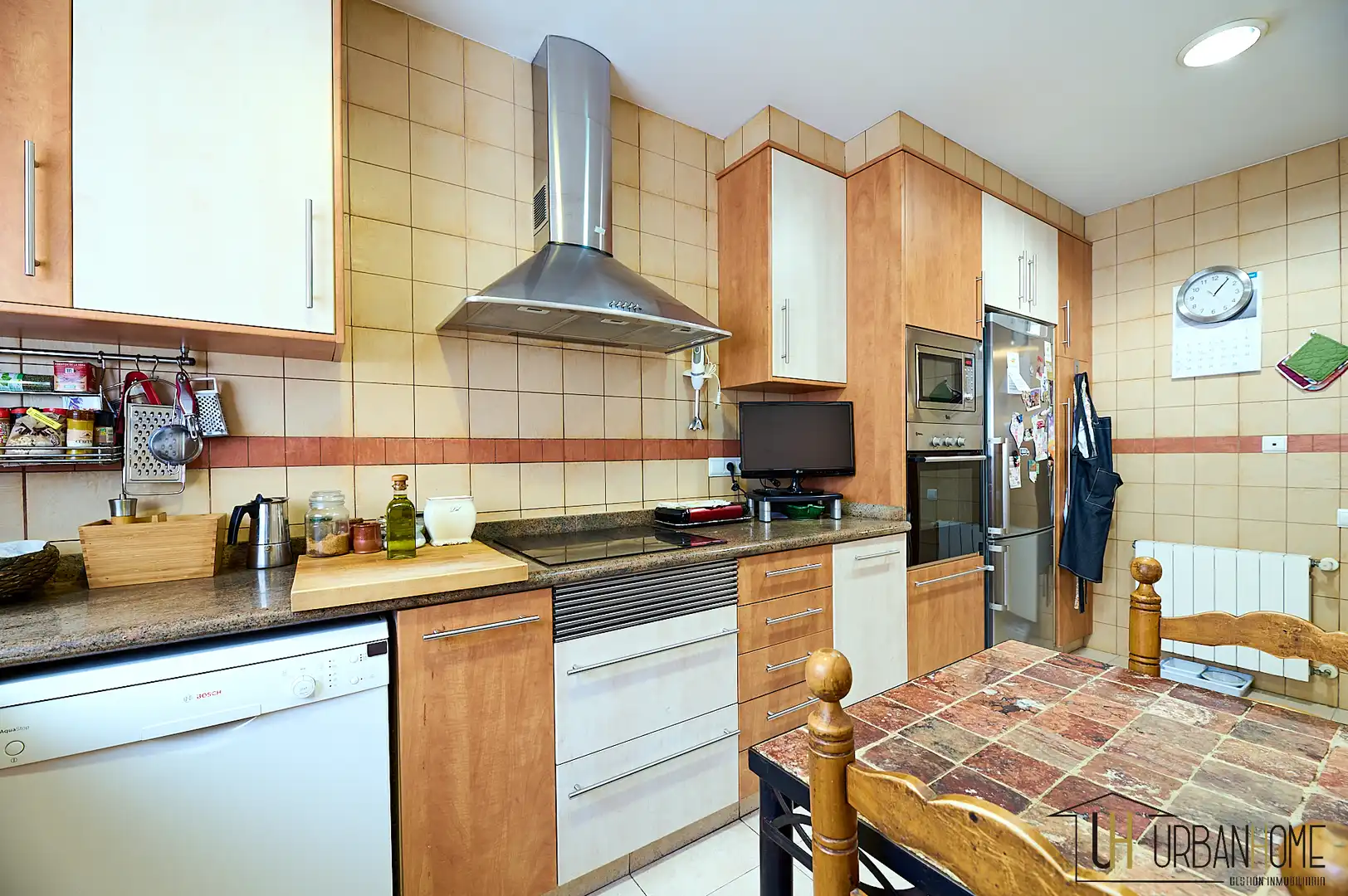 Cocina de Casa adosada en venta en Rocafort con Aire acondicionado, Calefacción y Balcón