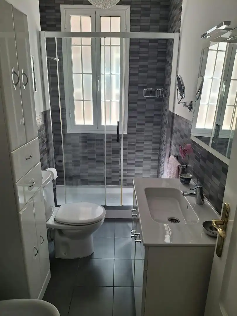 Bathroom of Flat for rent in Madrid  with Heating, Furnished and Washing machine