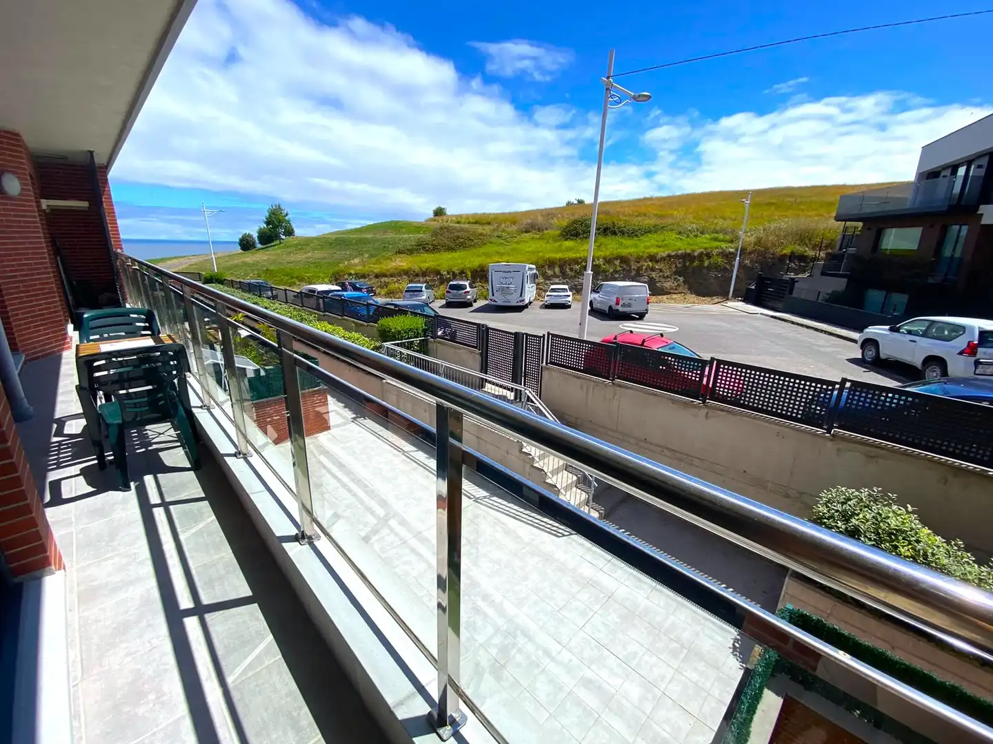 Terrace of Flat for sale in Castro-Urdiales  with Heating, Private garden and Parquet flooring