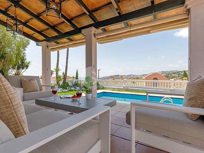 Terrace of House or chalet for sale in Málaga Capital  with Air Conditioner, Terrace and Swimming Pool