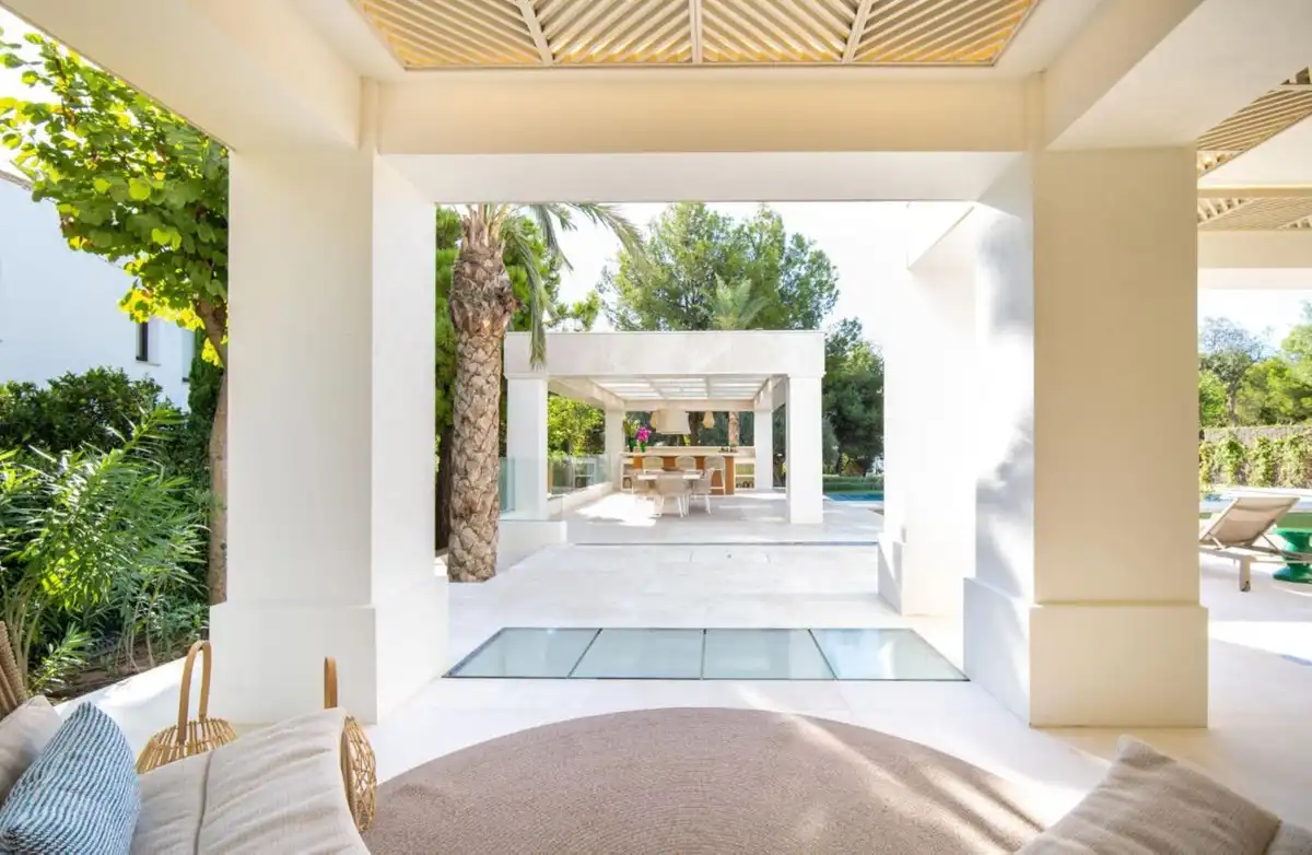 Terraza de Casa o chalet en venta en Marbella con Aire acondicionado, Jardín privado y Terraza