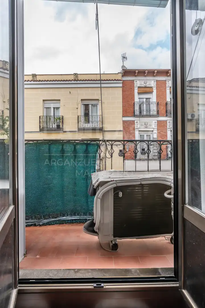 Balcony of Flat for sale in Madrid  with Air Conditioner, Heating and Balcony
