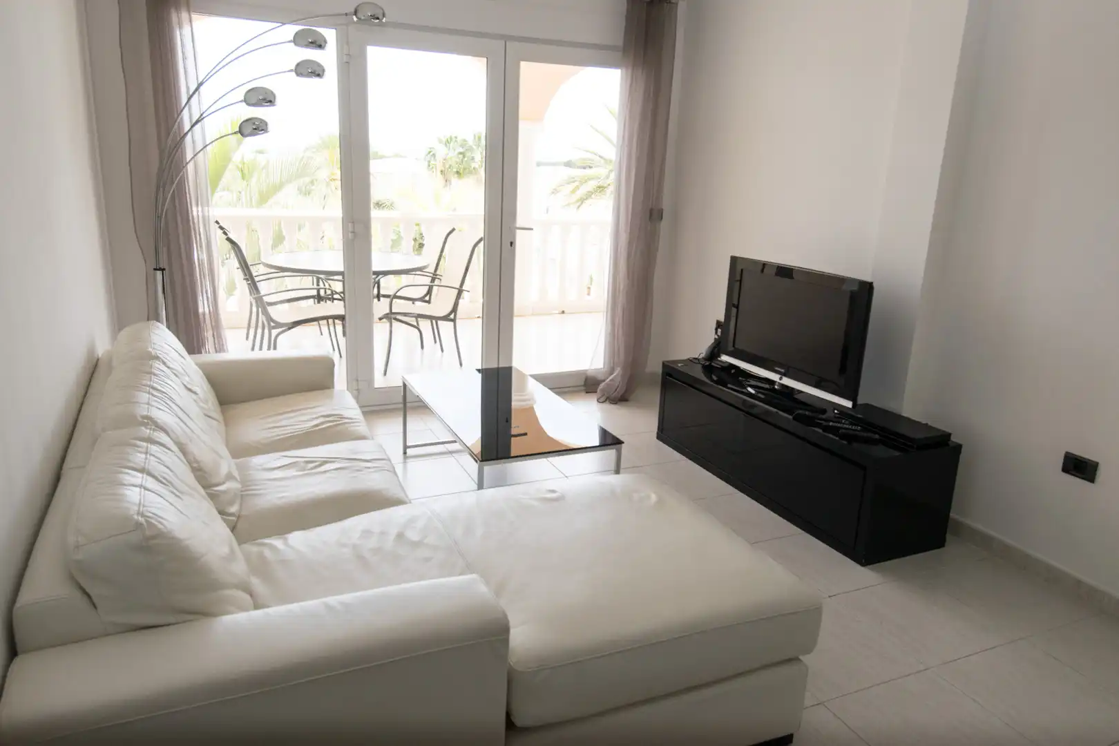 Sala de estar de Apartamento en venta en Benissa con Calefacción, Terraza y Piscina