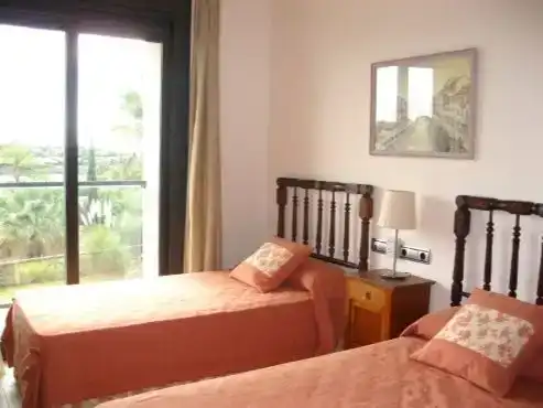 Dormitori de Casa o xalet de lloguer en El Rompido amb Jardí privat, Moblat i Balcó