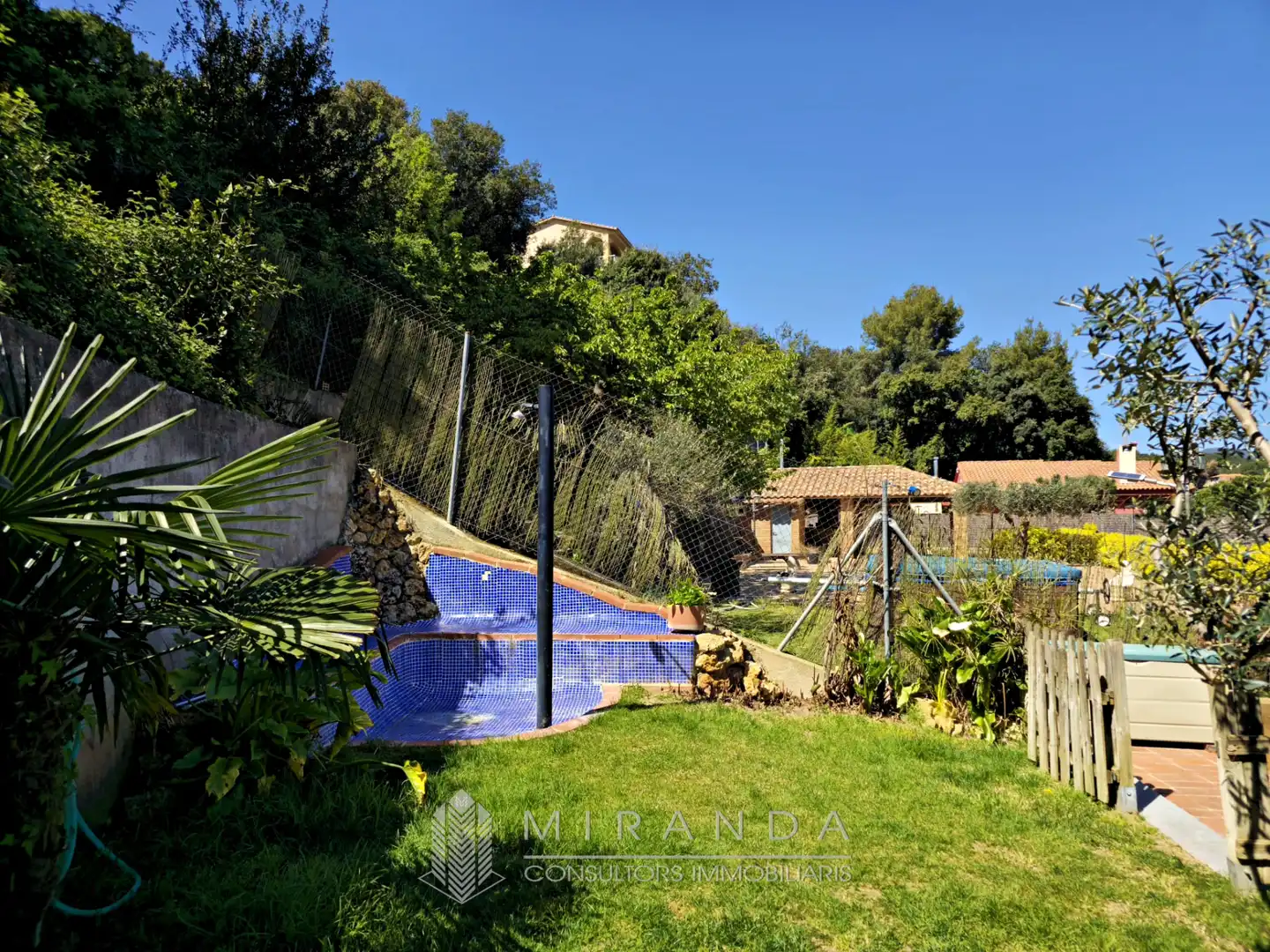 Jardín de Casa o chalet en venta en Bigues i Riells del Fai con Aire acondicionado, Calefacción y Jardín privado