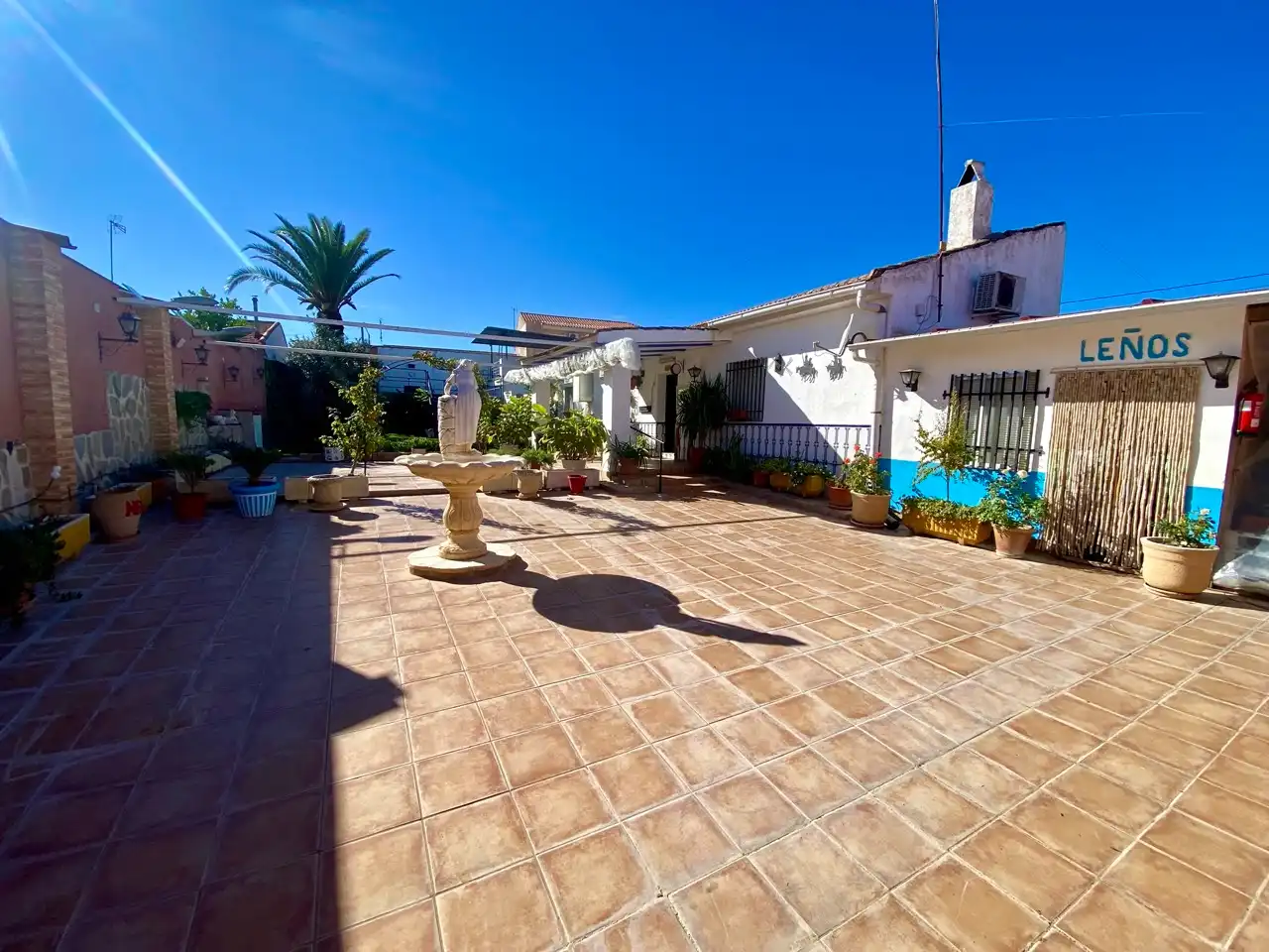 Vista exterior de Casa adosada en venda en Malagón amb Aire condicionat, Calefacció i Jardí privat