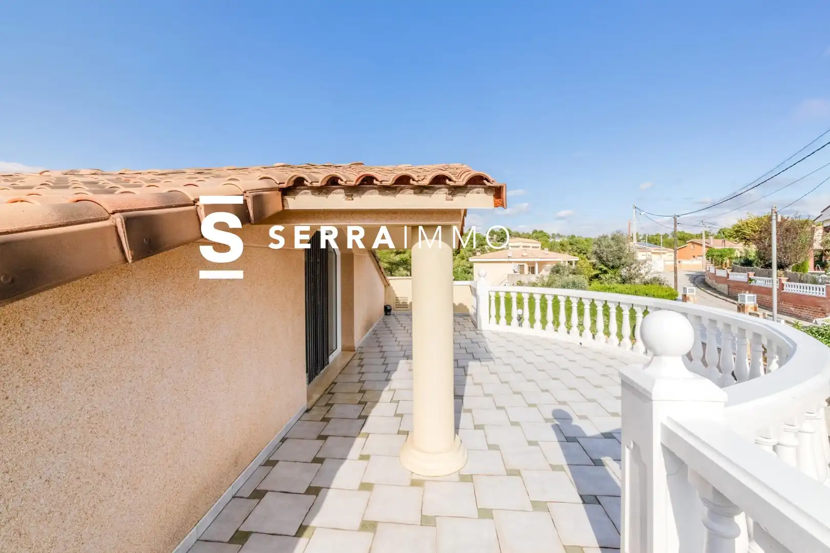 Terrassa de Casa o xalet en venda en Olivella amb Calefacció, Jardí privat i Terrassa