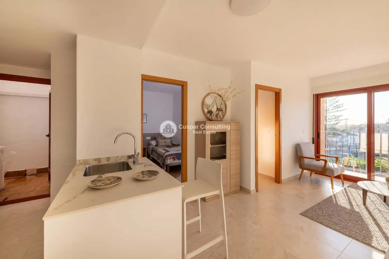 Cocina de Apartamento en venta en Murcia con Aire acondicionado, Calefacción y Terraza