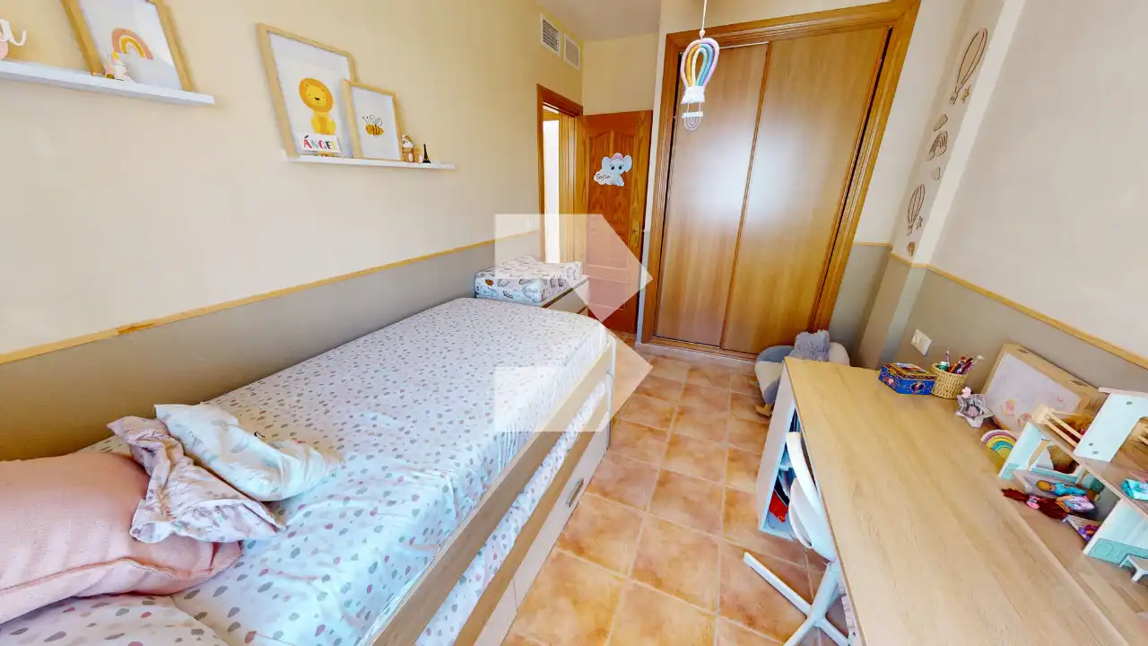 Schlafzimmer von Einfamilien-Reihenhaus zum Verkauf in Mutxamel mit Klimaanlage, Heizung und Terrasse