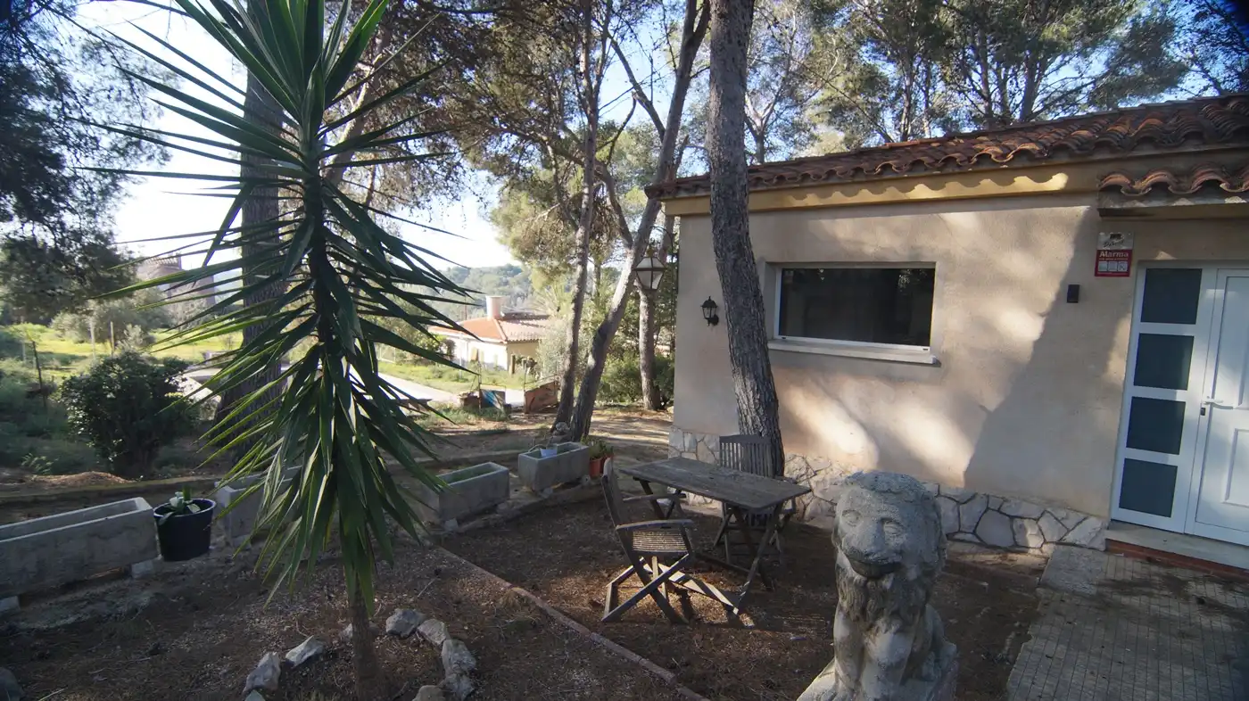 Jardí de Casa o xalet en venda en El Catllar  amb Parquet, Terrassa i Piscina
