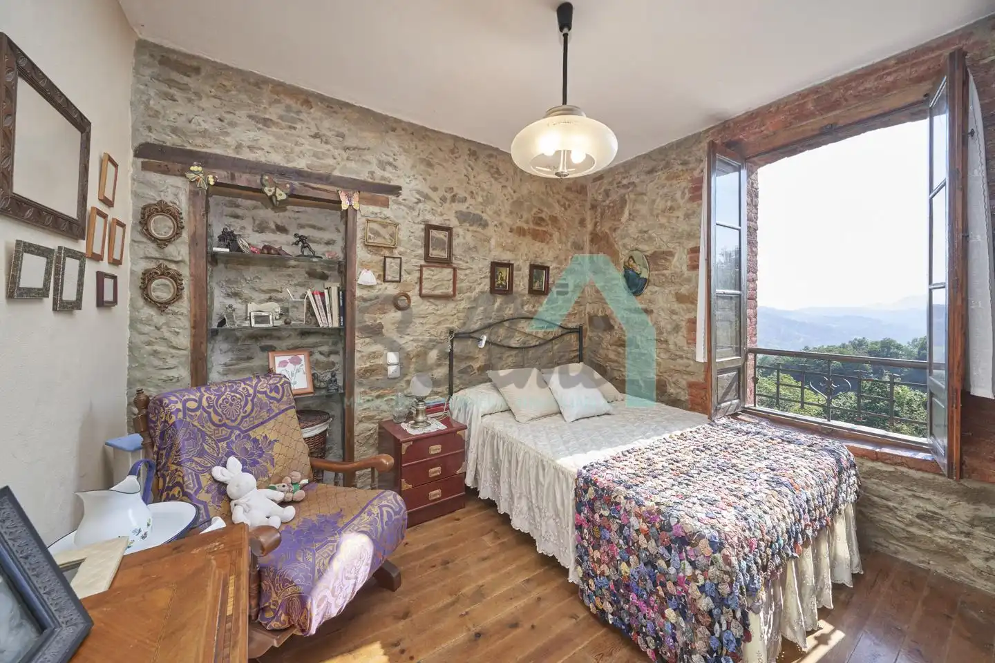 Bedroom of Houses for sale in Langreo  with Private garden and Balcony