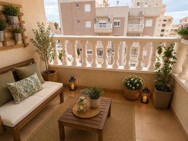 Apartament amb balcó en venda a Nueva Torrevieja - Aguas Nuevas