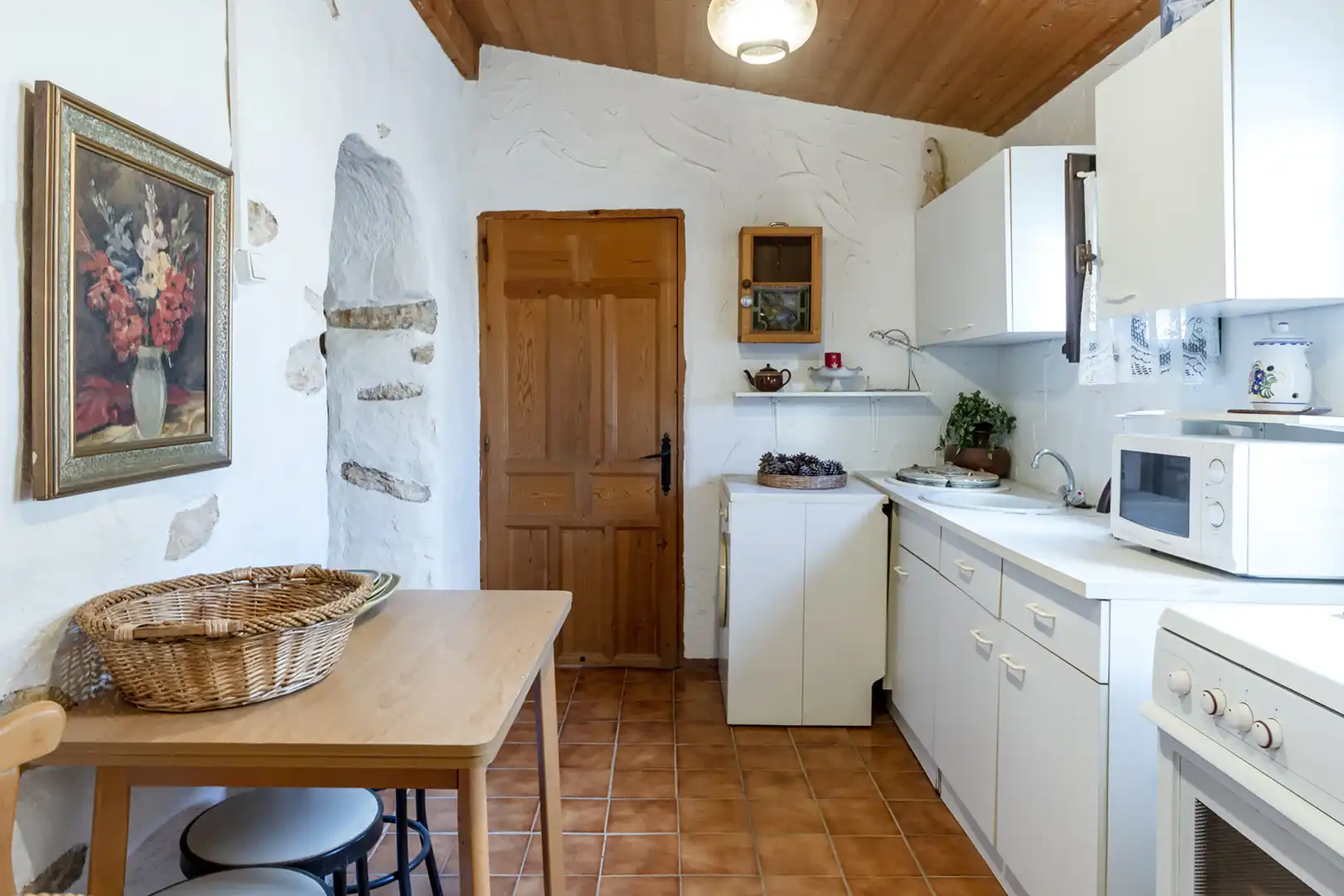 Cuina de Finca rústica en venda en Banyeres del Penedès amb Jardí privat, Parquet i Piscina