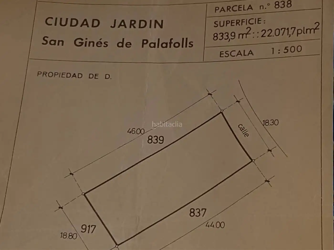 Terreno residencial en venta en Carrer de l'Oliver 838, imagen 2