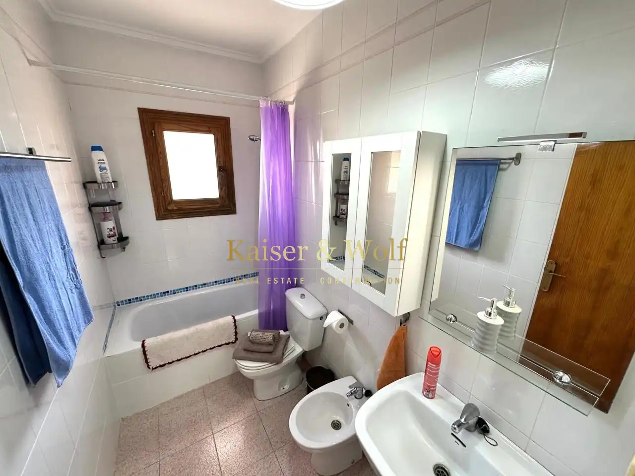 Bany de Casa o xalet en venda en Santa Pola amb Aire condicionat, Terrassa i Moblat