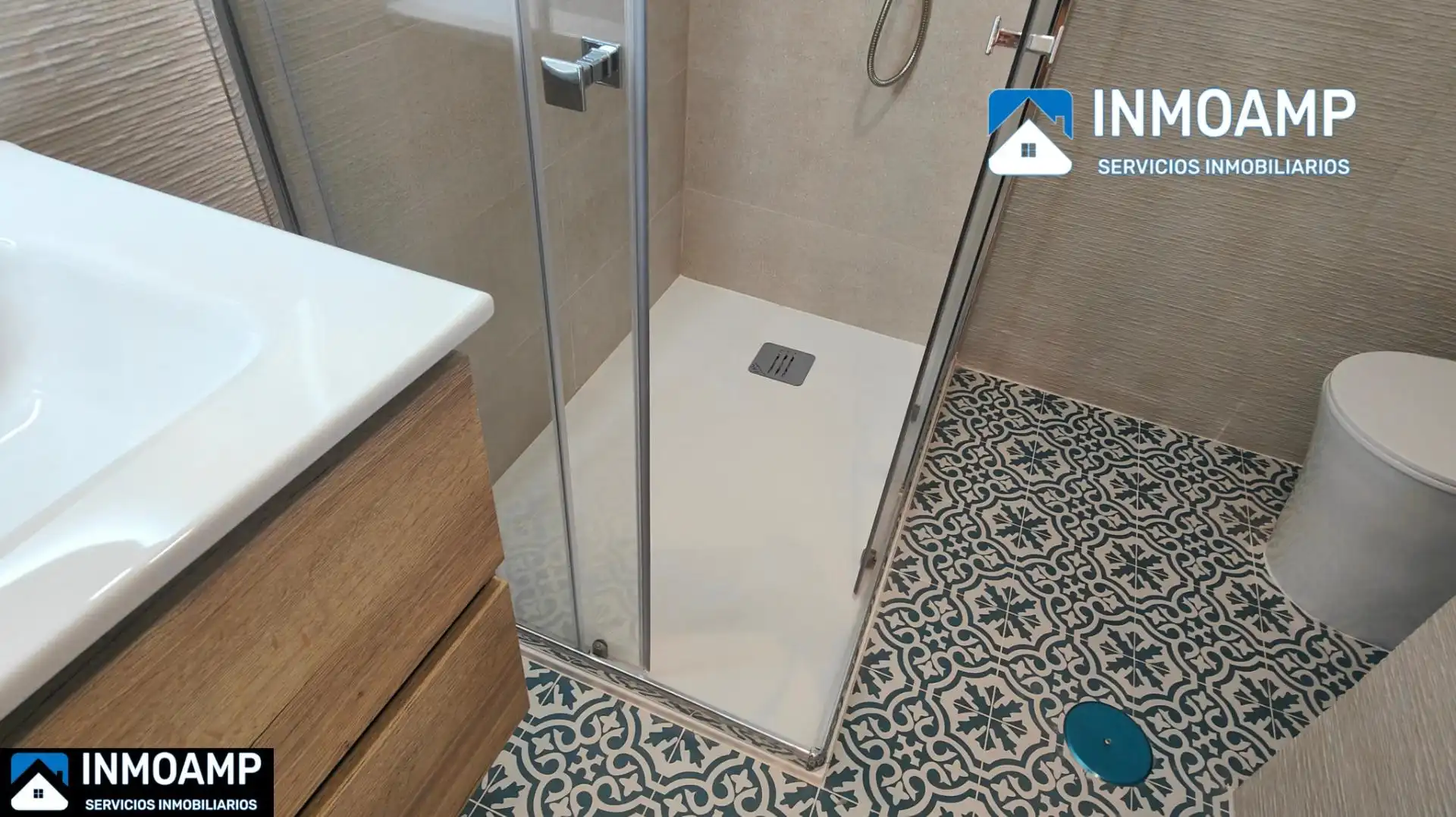 Badezimmer von Wohnung zum Verkauf in Getafe mit Klimaanlage, Heizung und Möbliert