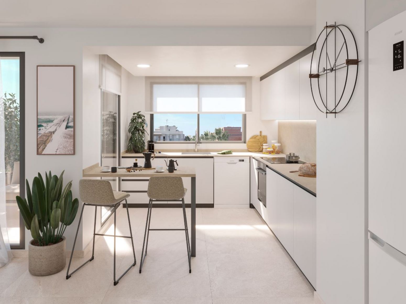 Kitchen of Attic for sale in Albalat dels Sorells  with Heating and Terrace