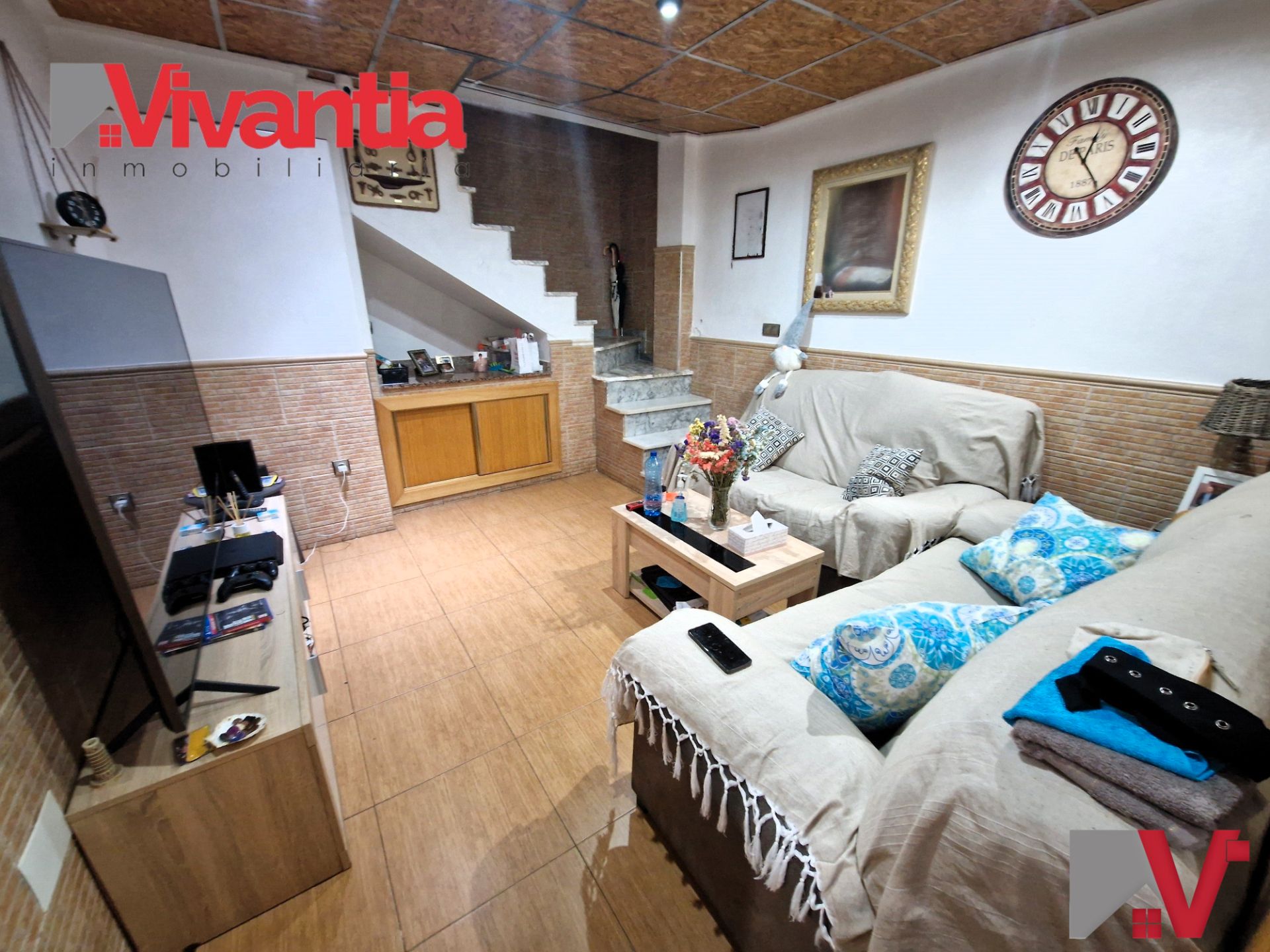 Sala d'estar de Casa o xalet en venda en Lorca amb Aire condicionat, Terrassa i Traster